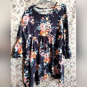 Floral Long Sleeve Dress